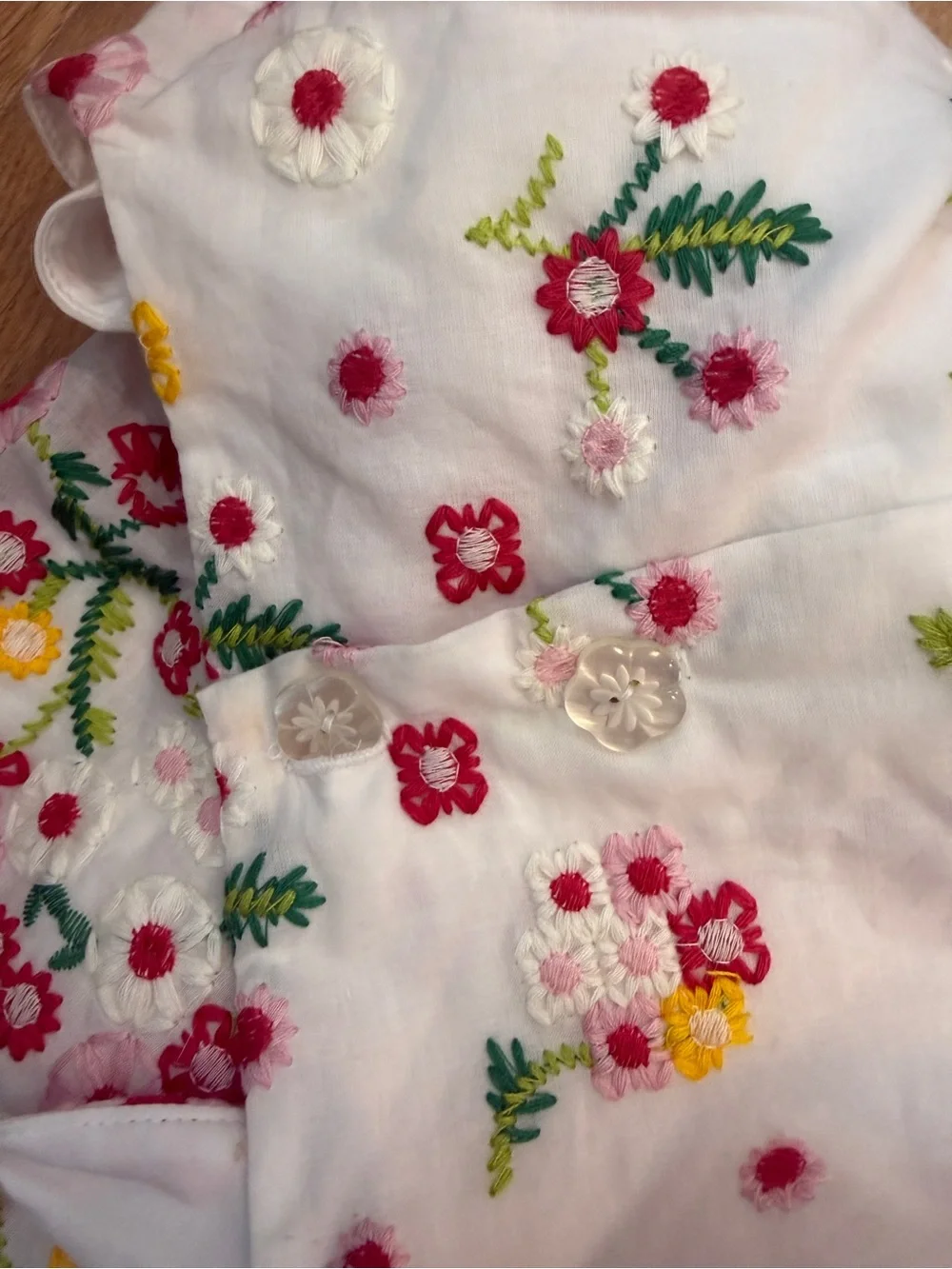 Cartolina Nantucket Marrakech Dress spring floral stitching size XS - Picture 12 of 13